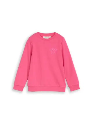 tom tailor kids - Basic Sweatshirt mit Rückenprint flashy pink - Gr. - 98