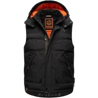 Stone Harbour Steppweste Egoor Sportliche Outdoorweste mit abnehmbarer Kapuze