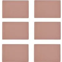 Zeller Present Platzset, (Set, 6-St), Kunstleder, metallic, 30x45 cm