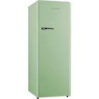 SCHOEPF Vollraumkühlschrank RKS245SG, 145,60 cm hoch, 54.5 cm breit, LED-Beleuchtung, Retro-Design, 238l Nutzinhalt