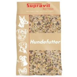 Supravit Flockenmix Plus für Hunde - schmackhafte Flockenmischung für deinen Hund - optimale Ergänzung zur Fleischfütterung, Hundewurst oder Trockenfleisch… 15 kg