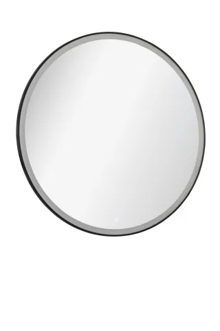 Fackelmann Spiegelelement 80 rund, LED D80,T3cm,Rahmen schw., 84940 84940