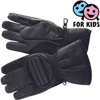 roleff Motorradhandschuhe RO500K Kinder-Lederhandschuhe – Kurz, gepolstert & griffig XS in klassichem Design