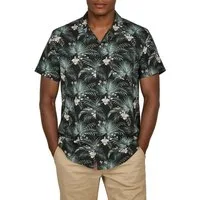 riverso Hawaiihemd Herren Sommerhemd RIVMick Regular Fit (1-tlg)
