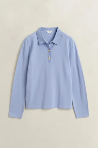 GANT - Langärmliges Piqué-Poloshirt - Gr. - L