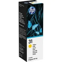 HP original Tintenflasche 31 Gelb, 70 ml Nachfülltinte (für HP, 1x 70 ml)