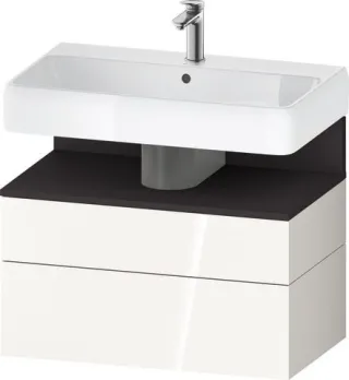 Duravit Qatego Waschtischunterbau wandhängend Weiß Hochglanz 790x470x590 mm - QA4394080220000 QA4394080220000