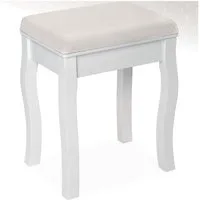 tectake Sitzhocker Schminkhocker, Vintage
