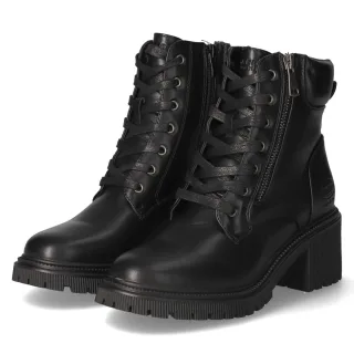 Dockers By Gerli Schnürstiefeletten - Gr. 37 - Schwarz - Synthetik