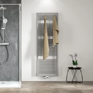 HSK Designheizkörper Serie Optional Line Pro 730 Watt 600 × 1.775, schwarz matt, 8096178 8096178-schwarz-matt