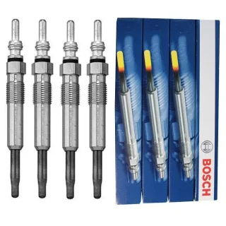 4 Bosch Gl?hkerzen GLP224 Dacia Duster Nissan Micra Renault Clio Volvo S40