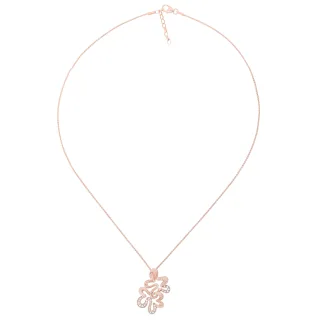 Orphelia 'Malenia' Damenkette mit Anhänger aus 925er Sterlingsilber - Rosé ZH-7077/1