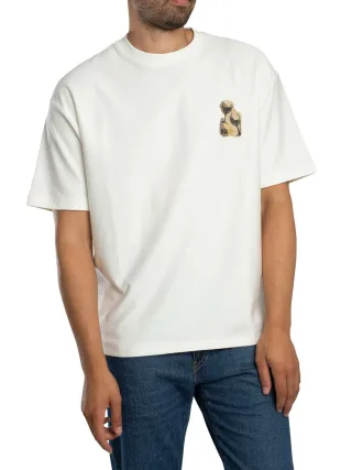 HUGO Detzi Grafik-T-Shirt, Weiß