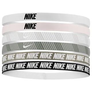 Nike - "Classic" Haarband(6er-Pack) (Weiß/Pink)