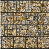 zaunzu Sichtschutzstreifen Münsterland bedruckter Sichtschutz 2,5m x 2,0m, (1 Rolle, Motivdruck Sichtschutzstreifen), Beidseitiger Druck für Doppelstabgitter