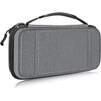 Fintie Nintendo-Schutzhülle Tragetasche Kompatibel mit Nintendo Switch/Switch OLED Modell, mit 10 Spielkartenhaltern, Stoßfeste Reisetasche für Konsole & Zubehör