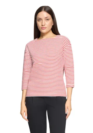 Betty & Co - Ringelshirt Rot/Weiß - Gr. - 44