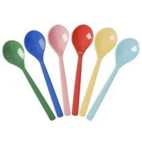 rice Teelöffel Kaffeelöffel Set 6er bunt Melamin BPA-frei spülmaschinengeeignet