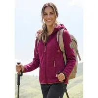 LASCANA ACTIVE Fleecejacke Trekkingjacke mit Kapuze