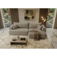 B&B Home Big-Sofa Sofa Vitton mit Schlaffunktion L-Form mit Bettkasten, L-Form Couch rechts oder links