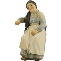 FADEDA Krippenfigur FADEDA Großmutter sitzend, Höhe in cm: 10