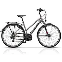 Airtracks Trekkingrad 28 Zoll Damen Trekking Fahrrad AREA LADY, 21 Gang Shimano Shimano Schaltwerk, Kettenschaltung, Silber - Rahmenhöhen 44cm 48 cm 52 cm » Mod. 2026