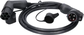 efuturo Ladekabel gerade, Typ 2 auf Typ 1 Stecker, 1 Phase, bis zu 7,4 kW, 32 A, 230 V, Mode 3, 3m - 117.7125