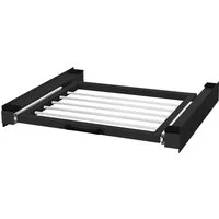 ML-DESIGN Zwischenbaurahmen Waschmaschinenzubehör Stapelrahmen Verbindungrahmen für Trockner (1-St), Waschmaschinen Zwischenbausatz mit Wäscheleine 60,5x54x7,5cm Stahl