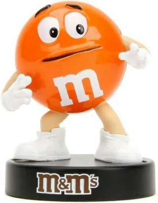 M&Ms Orange 2007 Jeep Jada Wrangler 1:24 Fahrzeug und M&M Sammelfigur