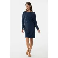 Mey Nachthemd Mey Damen Nachthemd Serie Tessie Uni Nachthemd (1-tlg) Feminines Nachthemd, Gemustert, Interlock, Baumwolle