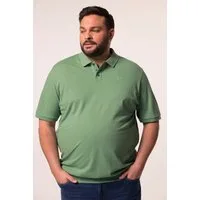 Men Plus Poloshirt Poloshirt Bauchfit Basic Piqué Halbarm