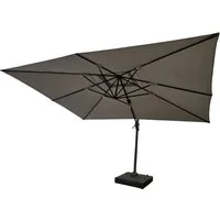 TEICO GROUP Ampelschirm Ampelschirm inkl. befüllbaren Schirmständer, LxB: 400x300 cm, schwenkbar, kippbar, drehbar, Aluminium, Polyester