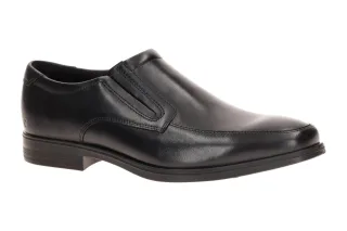 Ecco 62194401001 Melbourne Slip On Herrenschuhe Schwarz - Echtleder & PU-Sohle