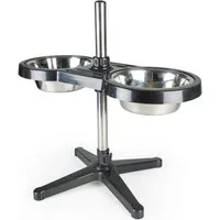 DUVO+ Napf-Set Napfständer Twin Feeder X-Ständer