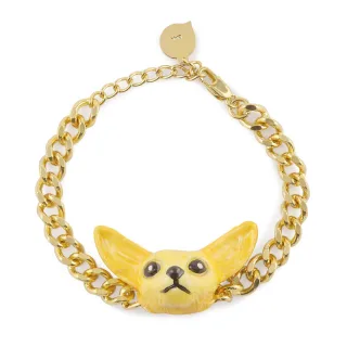 Fennek Fuchs Armband vergoldet