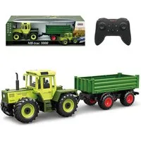 Esun RC-Traktor Ferngesteuertes Traktor Spielzeug, RC Trecker MB-trac 1000 für Kinder (Set, Komplettset), 1:24 RC auto mit Licht und Ton, Transportanhänger