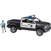RAM 2500 Polizei Pickup , Modellfahrzeug schwarz/weiß, Inkl. Polizist