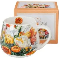 Duo-Gift Tasse DUO Porcelain Tasse Tulpen 430ml