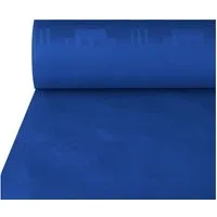 PAPSTAR Tischdecke Papiertischtuch mit Damastprägung 50 m x 1 m dunkelblau