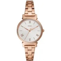 Fossil Quarzuhr DAISY ES4791, Armbanduhr, Damenuhr, Edelstahlarmband, analog
