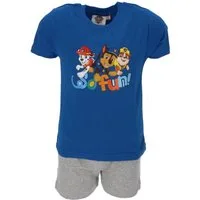 PAW PATROL Kinderanzug Paw Patrol Shortama kurzer Nachtanzug aus Baumwolle Pyjama Schlafanzug
