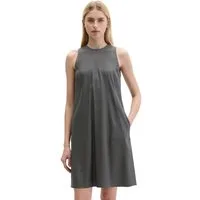 Marc O'Polo Midikleid aus Viskose-Leinen-Stretch