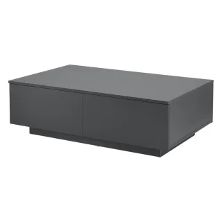 [en.casa] Couchtisch, Grau, Holzwerkstoff, 95x31x60 cm, Wohnzimmer, Wohnzimmertische, Couchtische