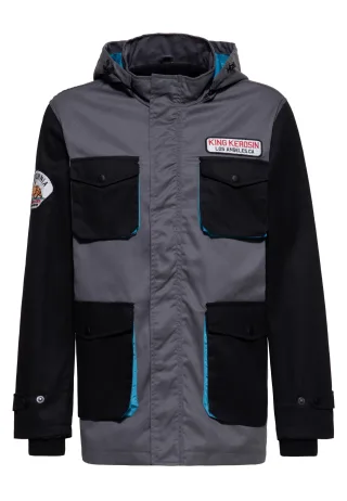 King Kerosin Herren Übergangsjacke Los Angeles C.A.
