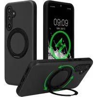 kwmobile Smartphone-Hülle Case mit 360° Standring für Samsung Galaxy A54 5G Hülle, Hardcase mit drehbaren Kickstand kompatibel mit MagSafe