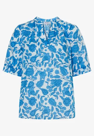 MORE & MORE - Printbluse weiß - Gr. - 36