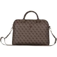 Guess Laptoptasche GUESS 4G Triangle Logo Notebook Laptop Tasche 13/14/15" Zoll braun