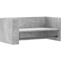 vidaXL Regal Wandregal Betongrau 70,5x35x30,5 cm Holzwerkstoff, 1-tlg.