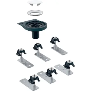 Geberit Rohbauset, zu Duschfläche Setaplano stockwerksdurchdringende Inst. d50 6 F., 154031001 154031001