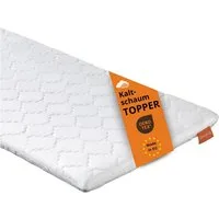 sleepling, Topper aus Kaltschaum, orthopädische Matratzenauflage, 6 cm hoch, Kaltschaum, Matratzentopper, Boxspringmatratzen und Boxspringbett geeignet